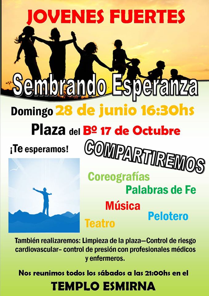 Jóvenes Cristianos siembran esperanza en Bº 17 de Octubre