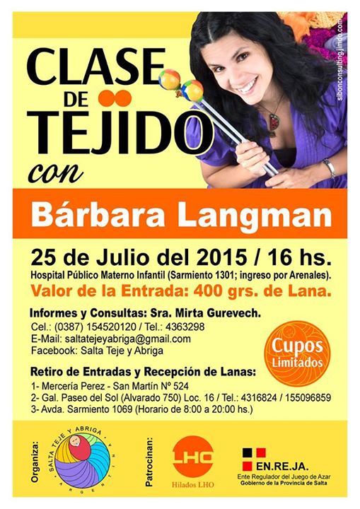 Salta teje y abriga prepara una jornada especial de tejido