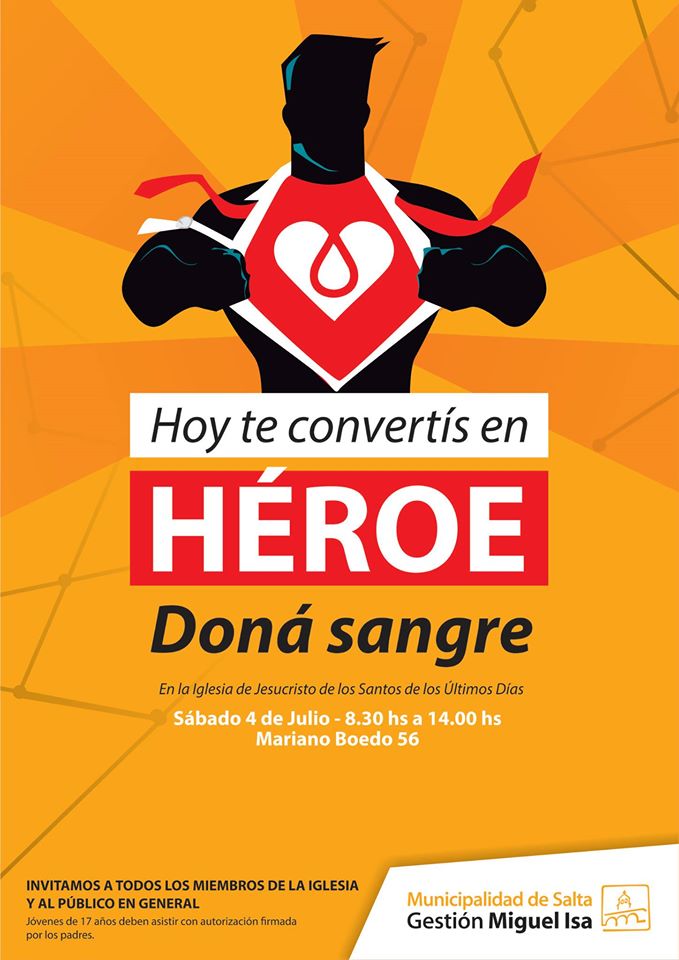 La Municipalidad se suma a la campaña de donación de sangre