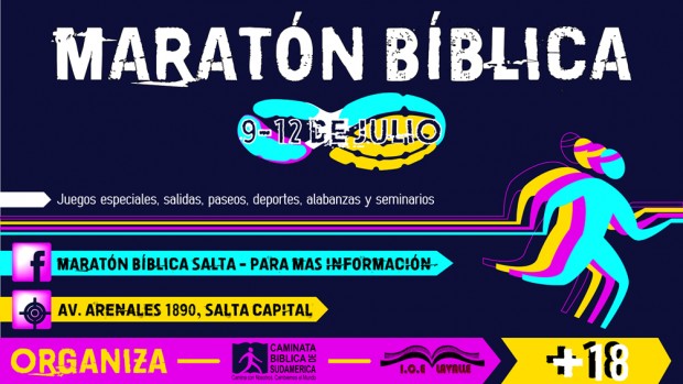 Se viene una maratón bíblica en Salta para jóvenes de todo el país