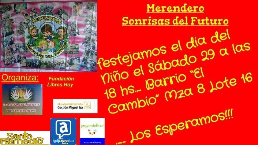 Solidaridad: Dia del niño para el Merendero “Sonrisas del Futuro”