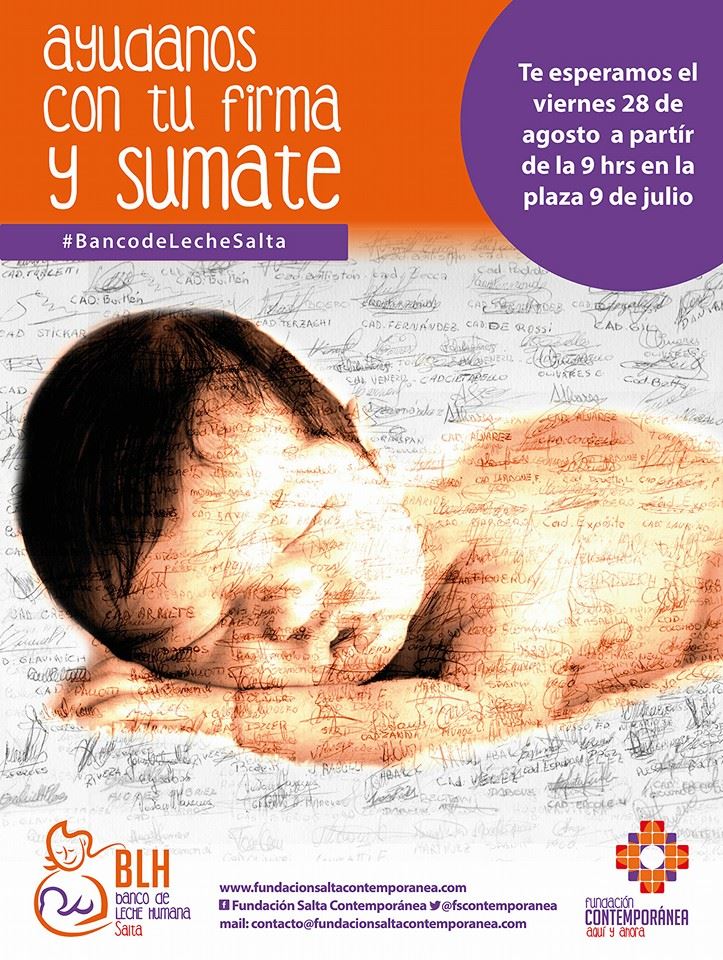 Juntan firmas para concretar al Banco de Leche en Salta