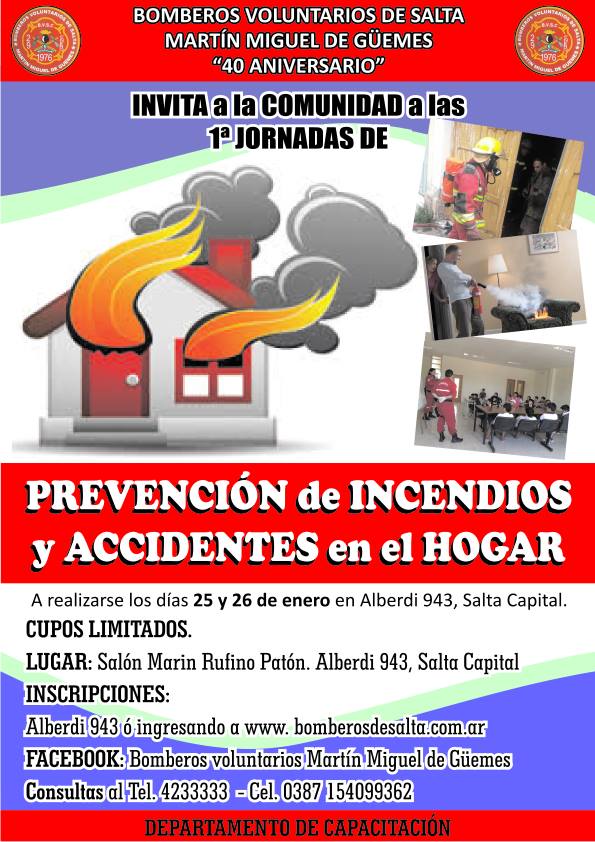 Primeras Jornadas de Prevención de Incendios y Accidentes en el Hogar