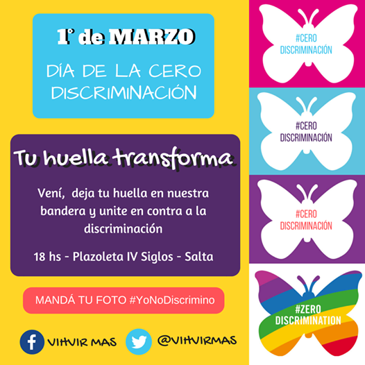 1º de Marzo: Dia de #CeroDiscrimación