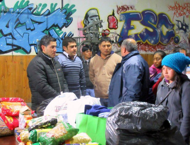 Púgiles Solidarios con niños de Iruya