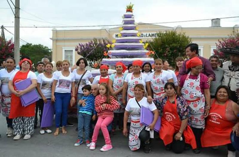 La Torta Gigante de La Merced pesó este año 2.300 kilos