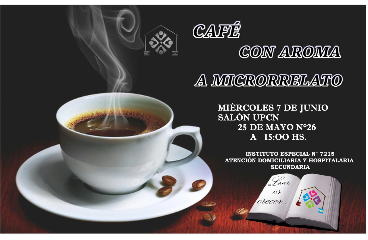 Primer encuentro de lectura denominado “Café con aroma a microrrelatos”