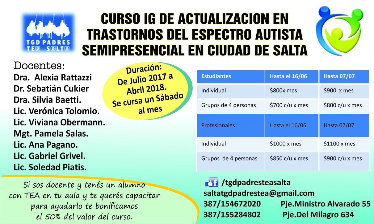 Curso IG de actualización en trastornos del espectro autista