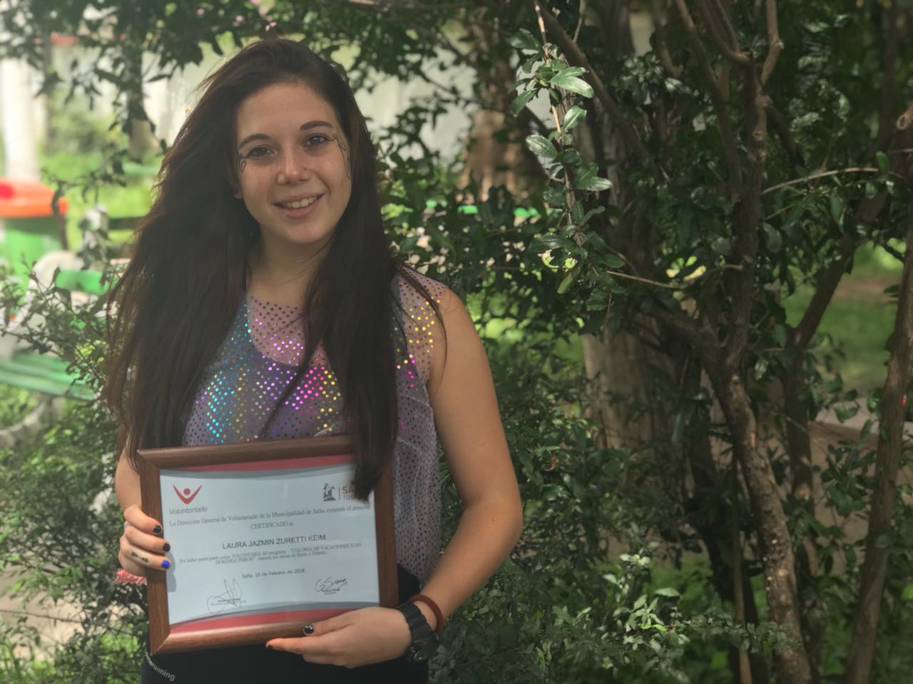 Destacan a una joven voluntaria  por sus funciones en la temporada de verano