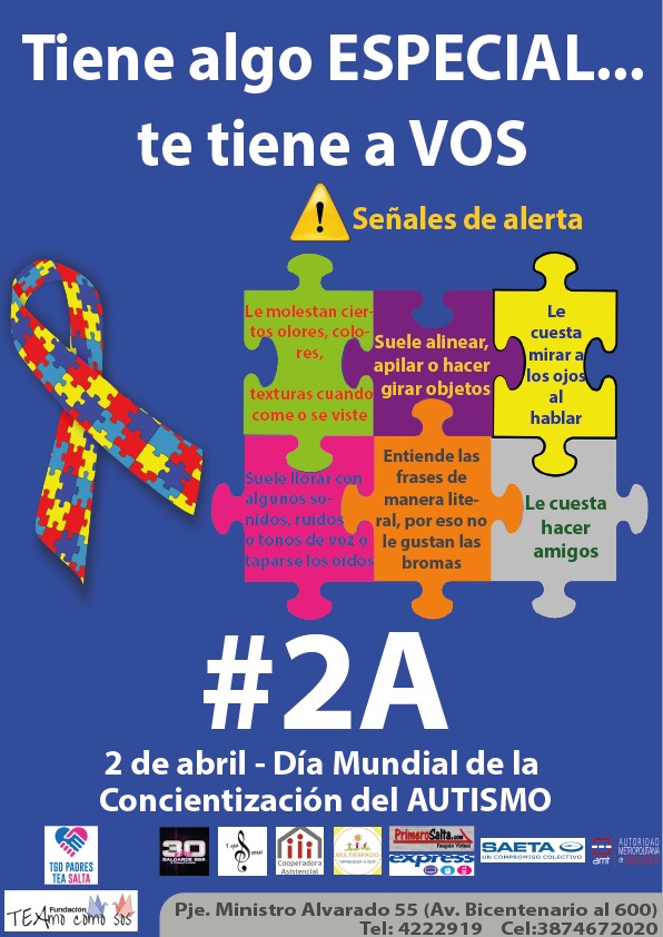 La Municipalidad se suma al Día Mundial de la Concientización del Autismo
