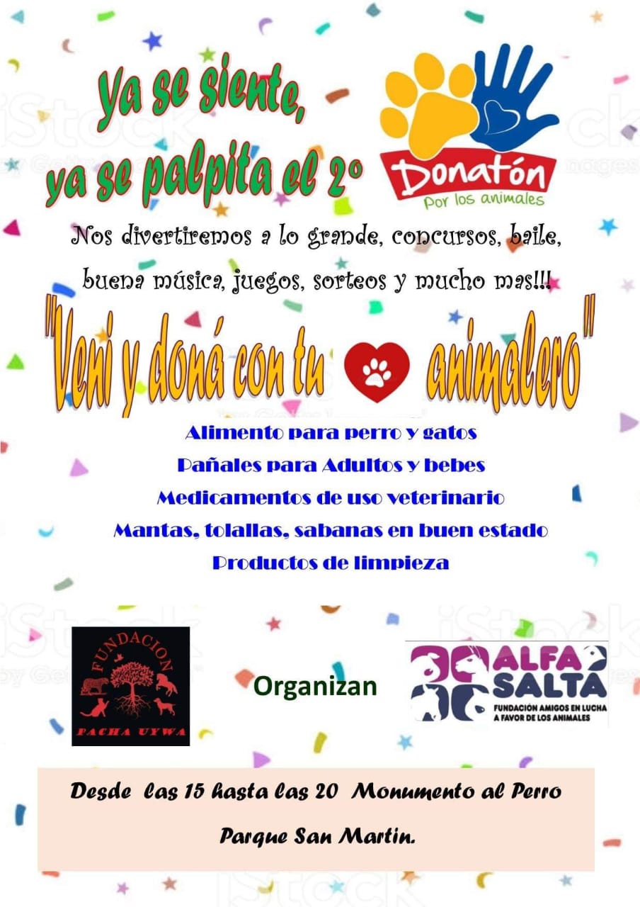 Esta tarde se realiza el 2º Donatón por los animales