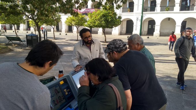 En diferentes puntos de la ciudad se podrá practicar sistema del voto electrónico