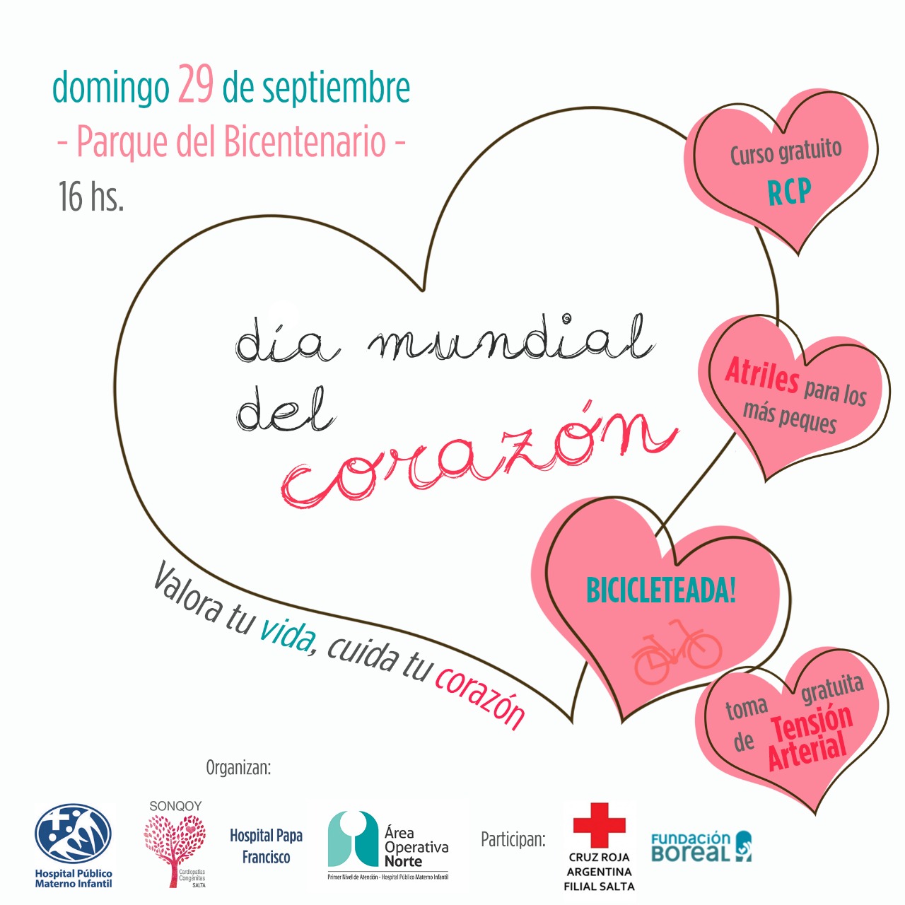 Diferentes actividades para conmemorar el Día Mundial del Corazón