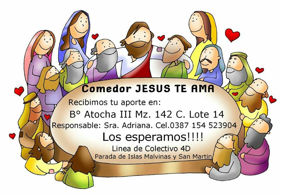 El comedor “Jesús te Ama” festeja sus 7 años de vida y servicio