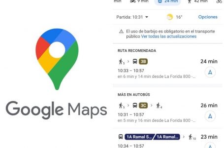 Usuarios de SAETA acceden a recorridos y horarios de líneas a través de Google Maps