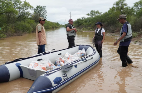 Balance de la asistencia durante la crecida del río Pilcomayo