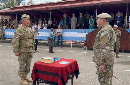 El Coronel Hernán Aoki, asumió como Comandante de la Vta. Brigada de Montaña del Ejército Argentino
