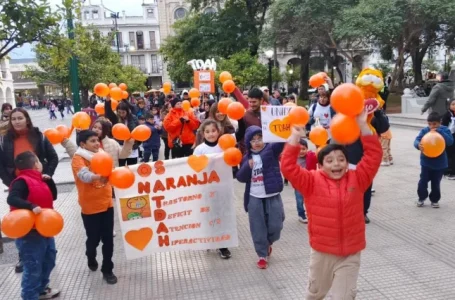 Salta se viste de naranja para concientizar sobre el TDAH