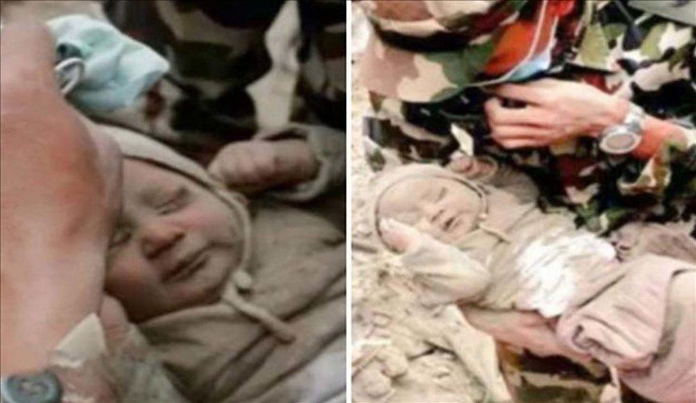 Una beba de cuatro meses, el último milagro en Nepal