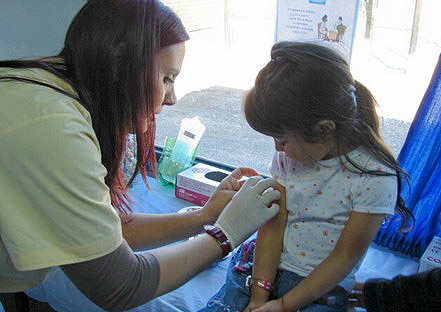 Hasta el viernes habrá un puesto de vacunación contra sarampión