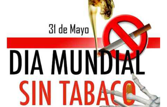 Por el Día Campaña por el Mundial sin Tabaco