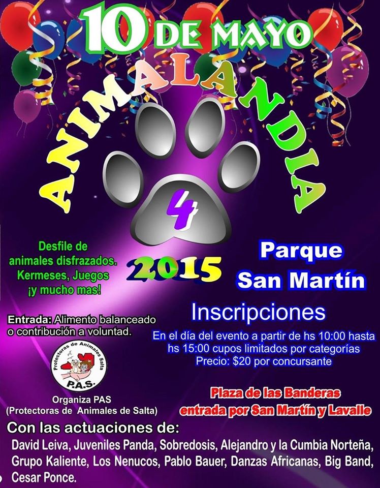Salteños buscan concientizar sobre el cuidado animal con Animalandia