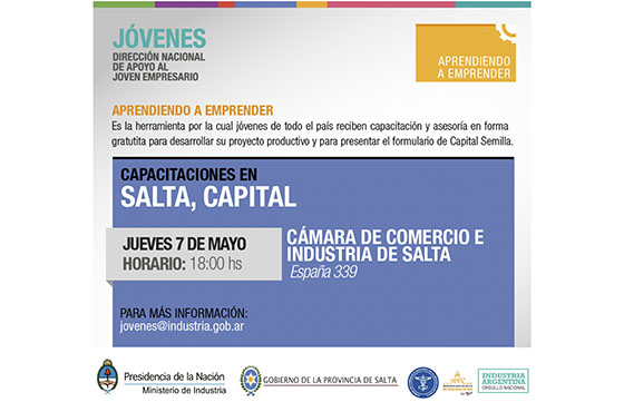 Jóvenes podrán participar del proyecto Aprendiendo a Emprender