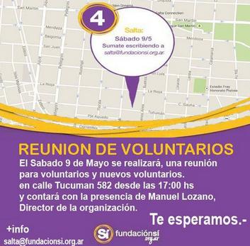 Reunión de Voluntarios de la Fundación SI
