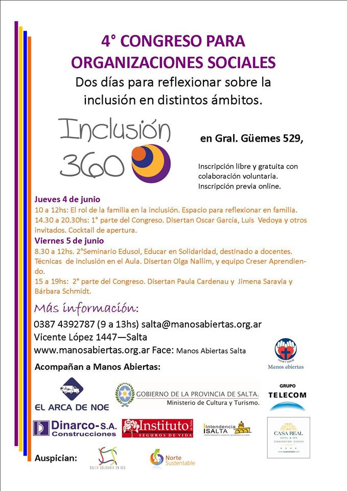 Salta vive la 4º edición del Congreso de Organizaciones Sociales del NOA