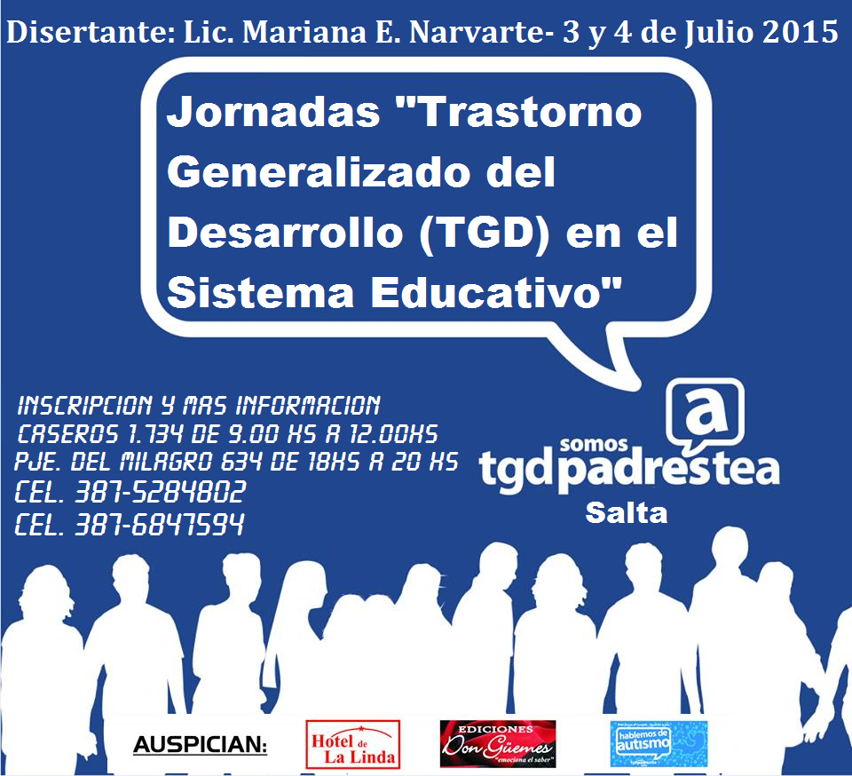 Jornada informativa sobre TGD en el Sistema Educativo