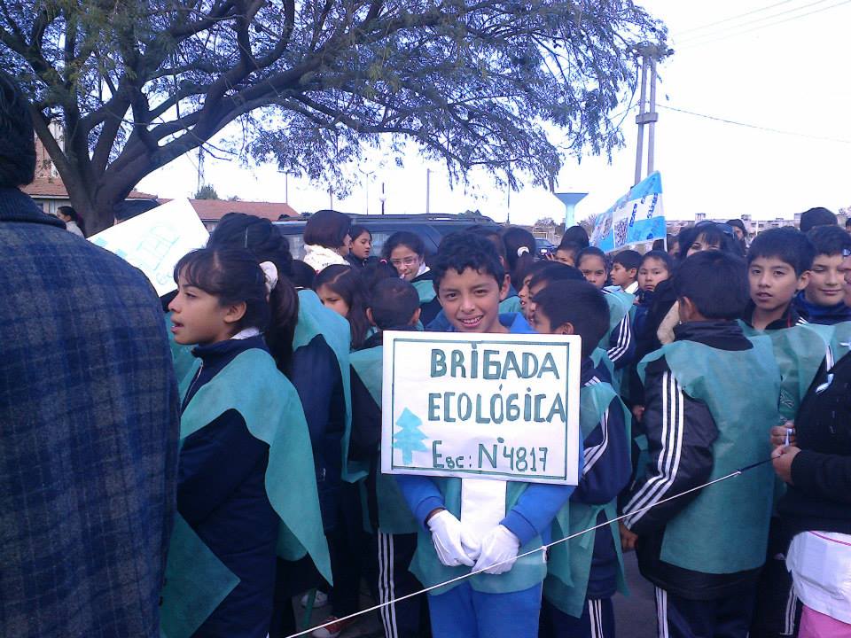 Fuerte trabajo de la  Brigada Ecológica Infantil en zona norte
