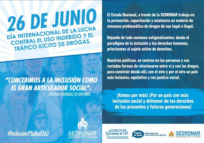 Día Mundial de Lucha contra las Drogas