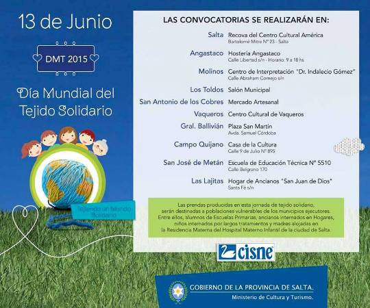 Este sábado se celebra el Día Mundial del Tejido