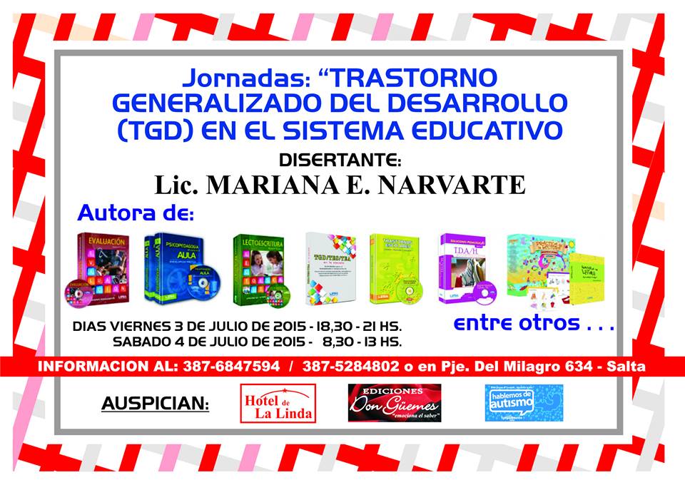 Jornada informativa sobre TGD en el Sistema Educativo