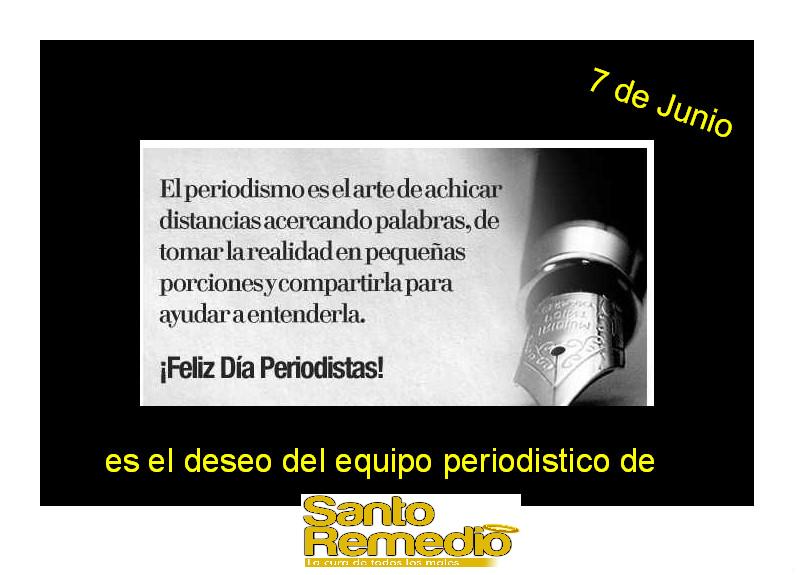 Feliz dia del Periodista