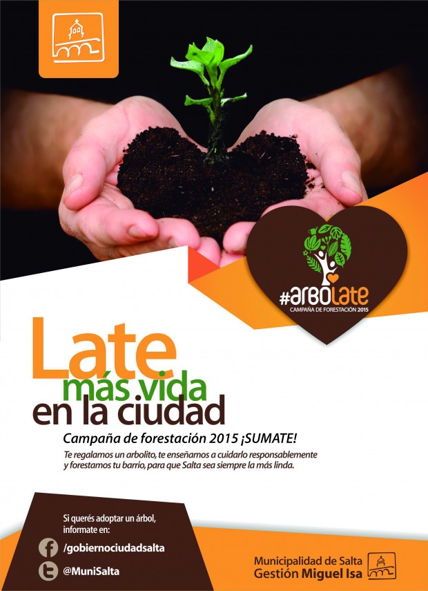 #Arbolate: campaña de forestación en la ciudad