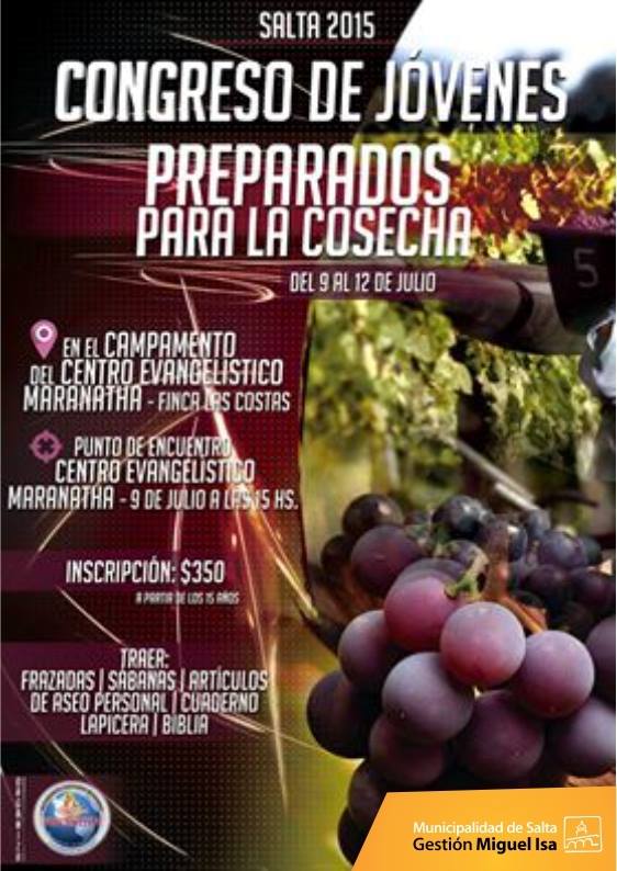 Congreso de Jóvenes “Preparados para la Cosecha”