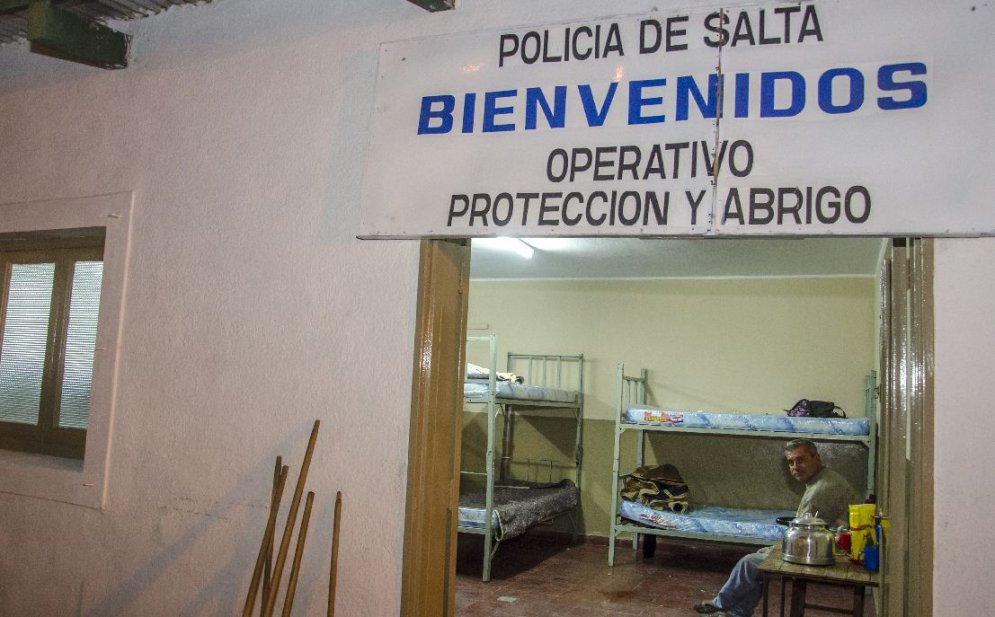 Operativo abrigo: récord de alojados en lo que va del año