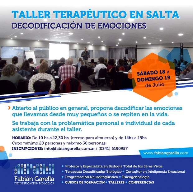 Taller Terapéutico de Decodificación de Emociones