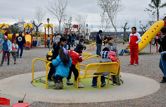 Los chicos de Salta disfrutaron su día en el Parque del Bicentenario