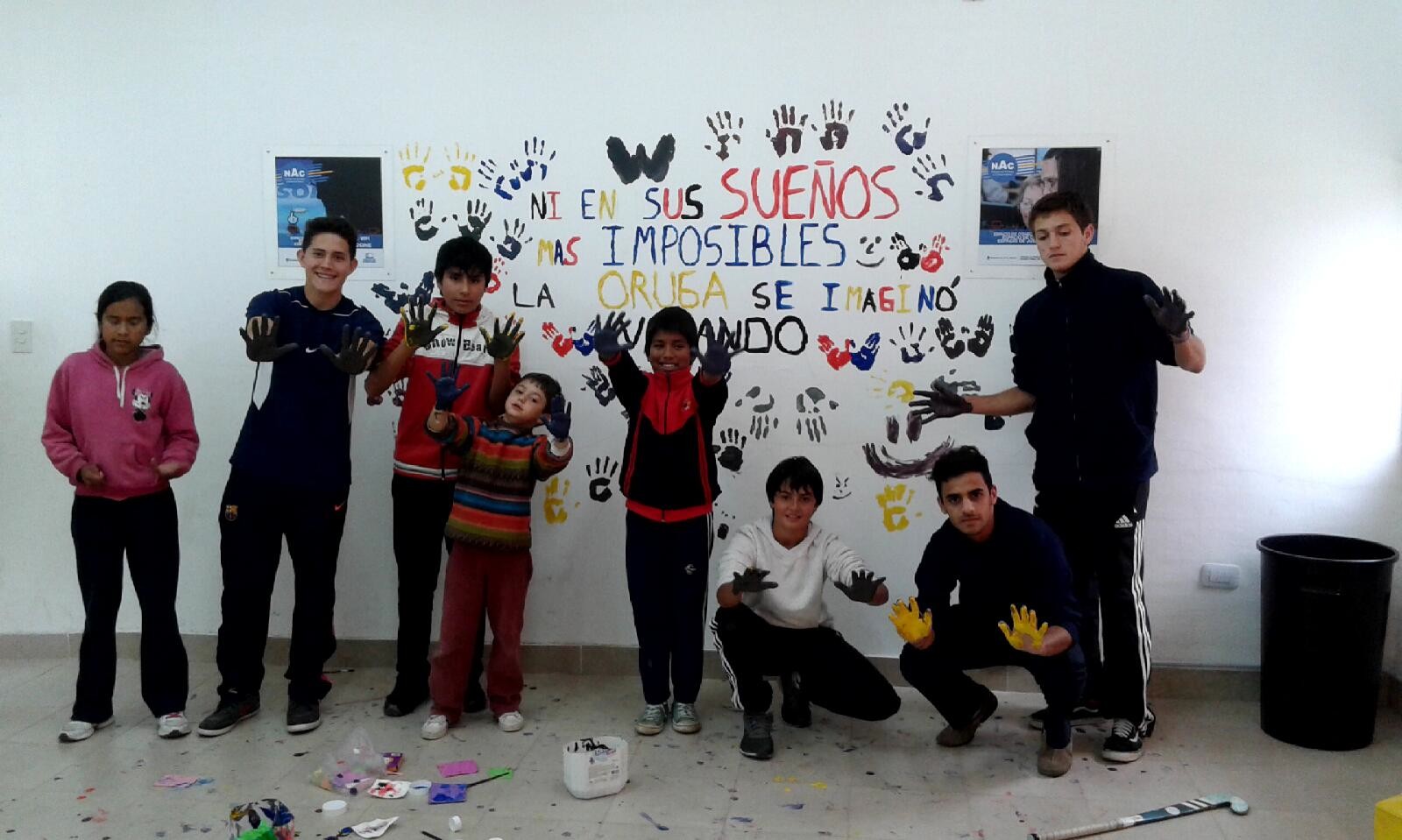 Con creatividad y color el CIC de Unión celebró el “Día internacional de la Juventud”