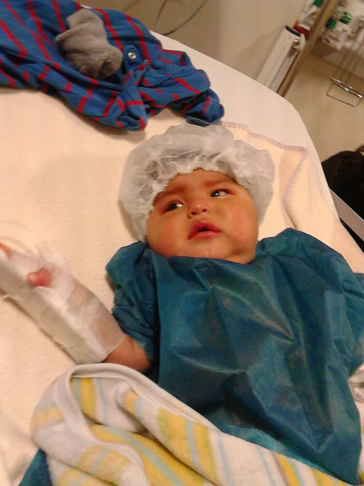 Pedido Solidario para un bebé de 9 meses