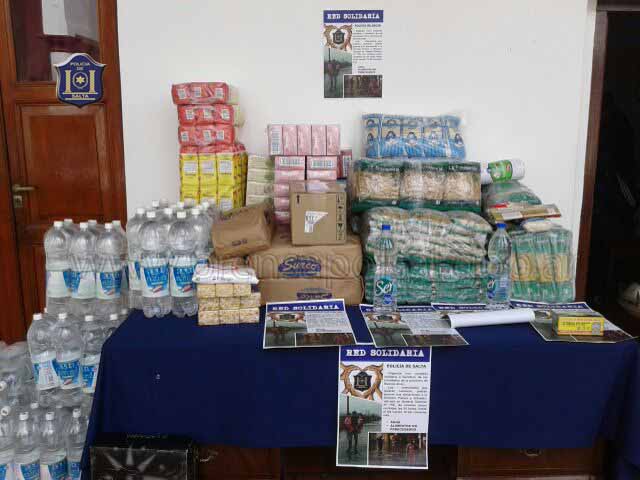 Red solidaria organizada por la Policía de Salta
