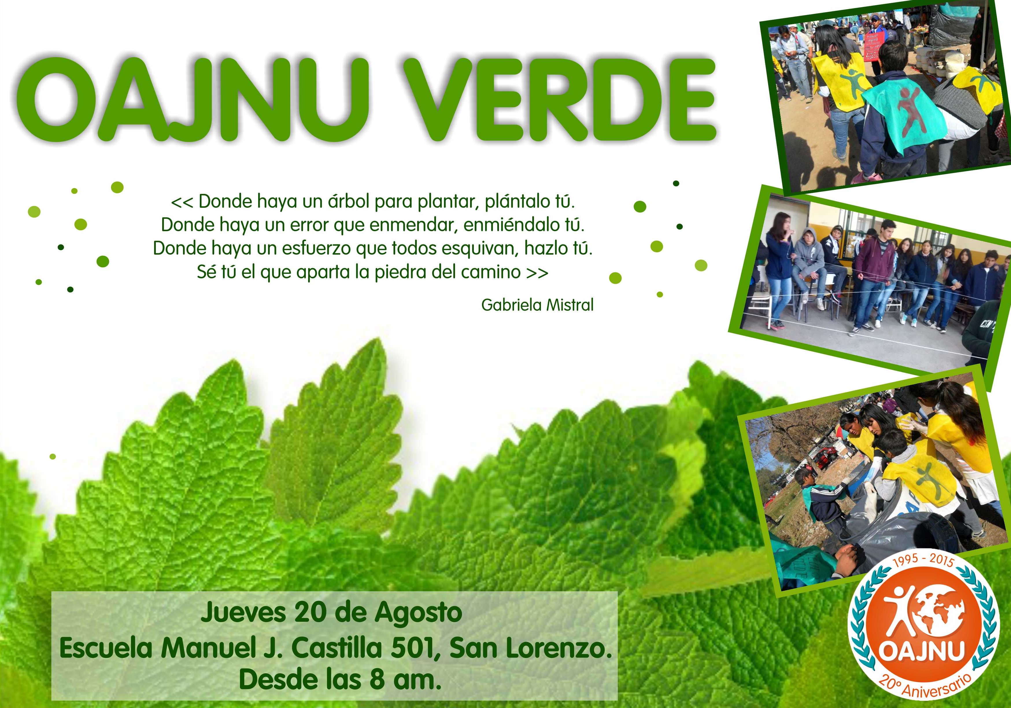 Jóvenes en acción: OAJNU Verde