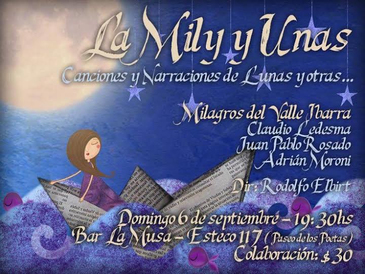 Mily y sus músicos se presentan en “La Musa”