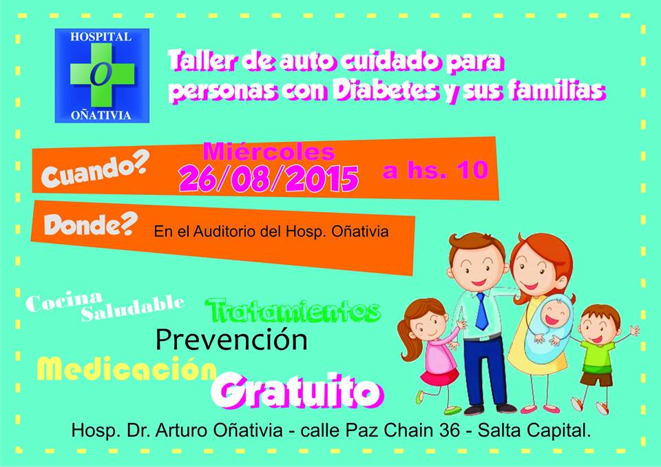 #Gratis: charla de autocuidado en el Hospital Oñativia