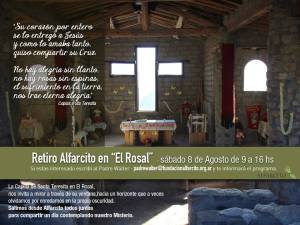 Retiro para reflexionar y buscar la respuesta en El Alfarcito