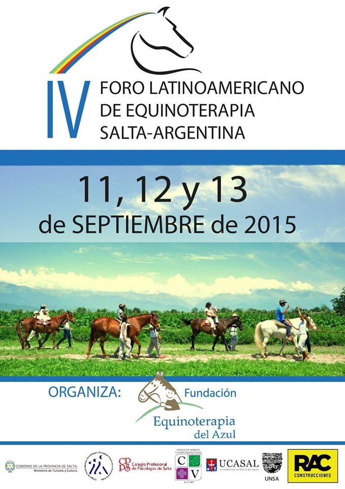 Hasta el domingo Salta sede del 4º foro latinoamericano de Equinoterapia