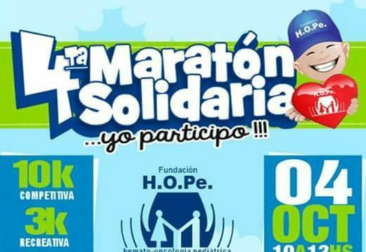 Fundación HOPe lista para la 4º Maratón Solidaria