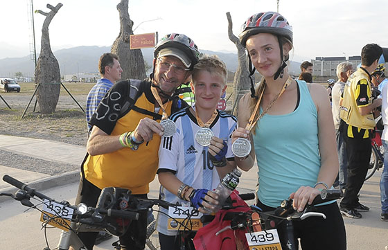 En el Parque del Bicentenario se corrió la etapa familiar del Tour de France